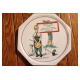 Decorative local advertising plates