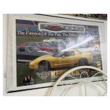 Framed Corvette Posters