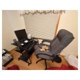 Office Desk, Chair, Computer