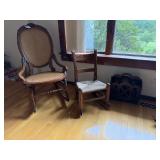 Antique Rocking Chairs, Magazine Rack