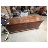 Antique Blanket Chest & China