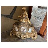 Ceramic Figure & Clock