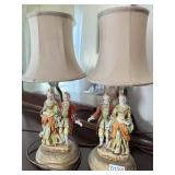 Porcelain Figural Lamps