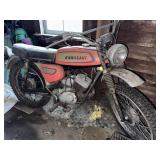 Vintage Kawasaki Enduro Dirt Bike