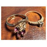 Unmarked Rings (gold?)