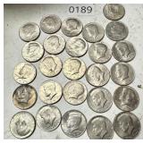 Kennedy Half Dollars 40% silver