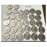 Kennedy Half Dollars 40% silver