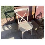 (4) WOODEN DINING CHAIRS