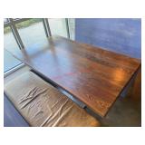 WOODEN DINING TABLE - 30 X 56