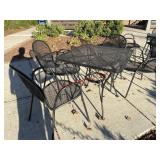 PATIO TABLE & 4 CHAIRS