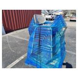 LOT - (14) METAL W/ PLASTIC BAR STOOLS