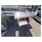 S/S PREP TABLE - 30 X 30
