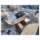 CUSTOM S/S CORNER SOILED DISH TABLE