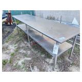 108' X 30' S/S PREP TABLE