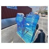 LOT - (20) METAL W/ PLASTIC OUTDOOR CHAIRS