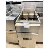 ASBER SPLIT-TANK FRYER - NATURAL GAS