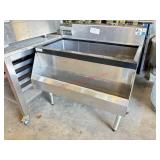 36' ICE WELL W/ COLD PLATE & SPEED RAIL