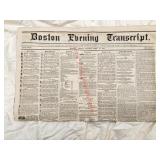 'ATTACK ON CHARLESTON' - BOSTON EVENING TRANS.