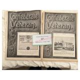 LOT - (2) CONFEDERATE VETERAN MAGAZINES