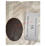 OVAL PLATE / BUCKLE - NO MARKINGS