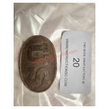 'US' BUCKLE - BATTLE OF GETTYSBURG