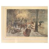 THE CHARLESTON EARTHQUAKE - FRAMED ART - 9/11/1886