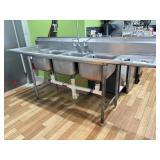 EAGLE 3 COMPARTMENTY SINK - 90'