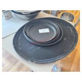 LOT - ASSORTED SERVER TRAYS