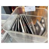 LOT - STORAGE CONATINER & S/S LIDS