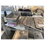 LOT - 1/3 PANS & LIDS