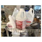 WIRE SHELF W/ CONTENTS