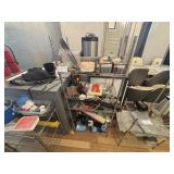 WIRE SHELF SET W/ CONTENTS!!!