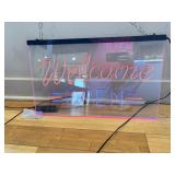 LEXAN WELCOME/OPEN SIGN