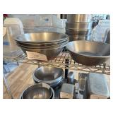 LOT - (6) S/S MIXING BOWLS