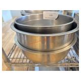 LOT - HEAVY S/S BOWLS