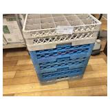 LOT - (4) ASSORTED GLASS RACKS