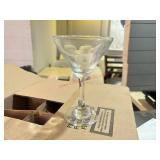 (2) CASE - LIBBEY MARTINI GLASSES - NEW