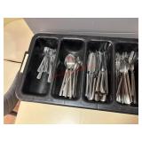 LOT - CUTLERY TRAY W/ SILVERWARE