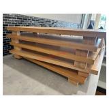 LOT - (5) WOODEN SERVING BOARDS