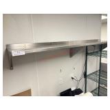 S/S WALL SHELF - 12 X 72