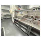 CUSTOM S/S CABINET W/ DOUBLE SHELF