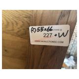 (2) WOODEN WALLS - 55' LONG, 66' TALL