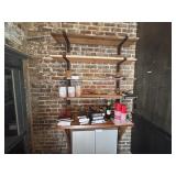 NEAT !! RUSTIC WOODEN SHELVES