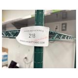 GREEN EPOXY SHELF SET - 36 X 24 X 74