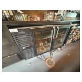 KROWNE 2 DOOR BACK BAR COOLER