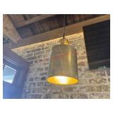 (2) METAL HANGING LAMPS