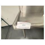 48' LEFT SIDE CLEAN DISH TABLE