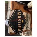 (2) METAL 'MASTERS' SIGNS