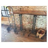 (2) 24 X 24 BAR HEIGHT TABLES
