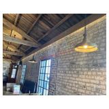 (3) METAL LIGHT FIXTURES